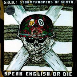 Vinyl S.O.D. – Speak English or Die, Megaforce, 1990