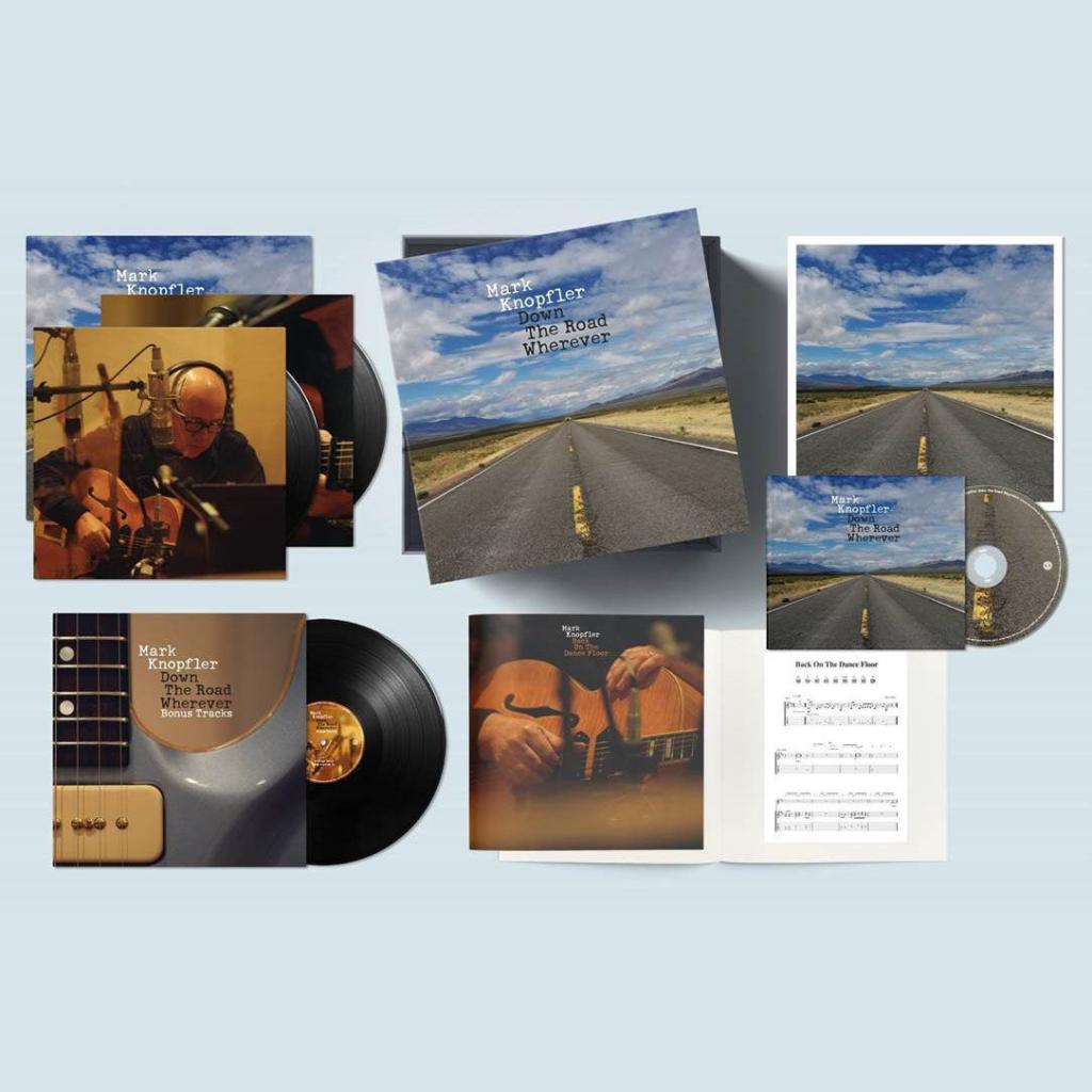 Vinyl / LP box Mark Knopfler – Down the Road Wherever, Universal, 2018, 2LP + 1LP 45RPM + 1CD, Box Set