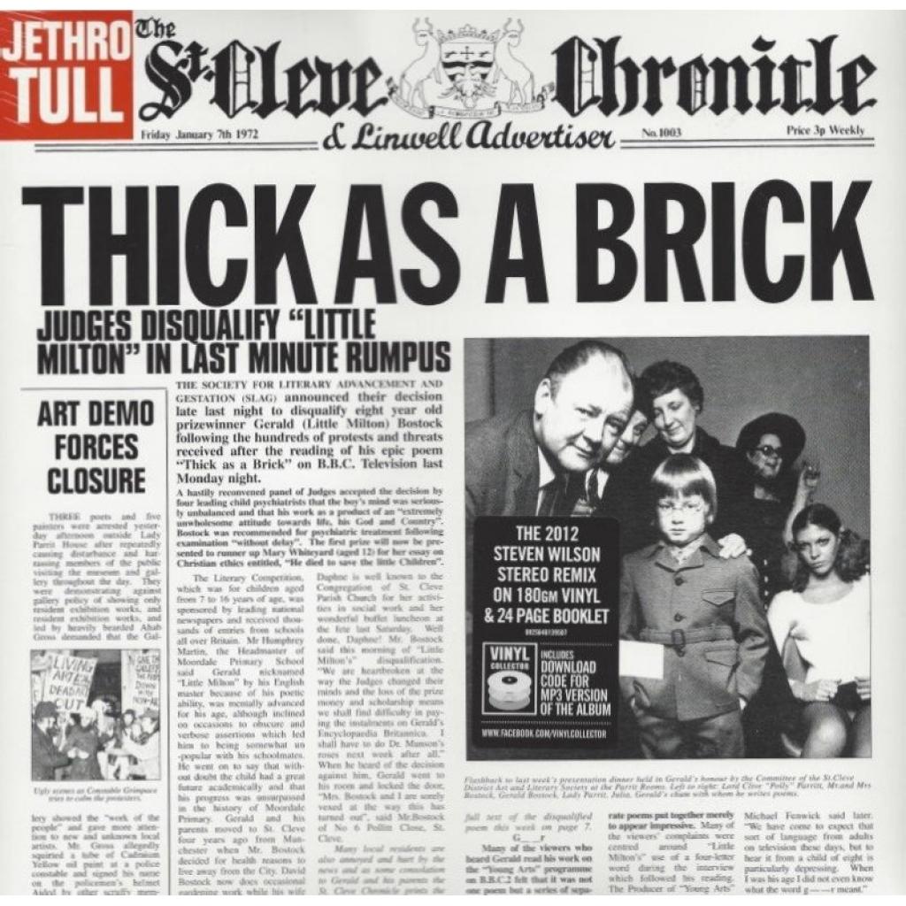 Vinyl Jethro Tull – Thick as a Brick, Pig, 2015