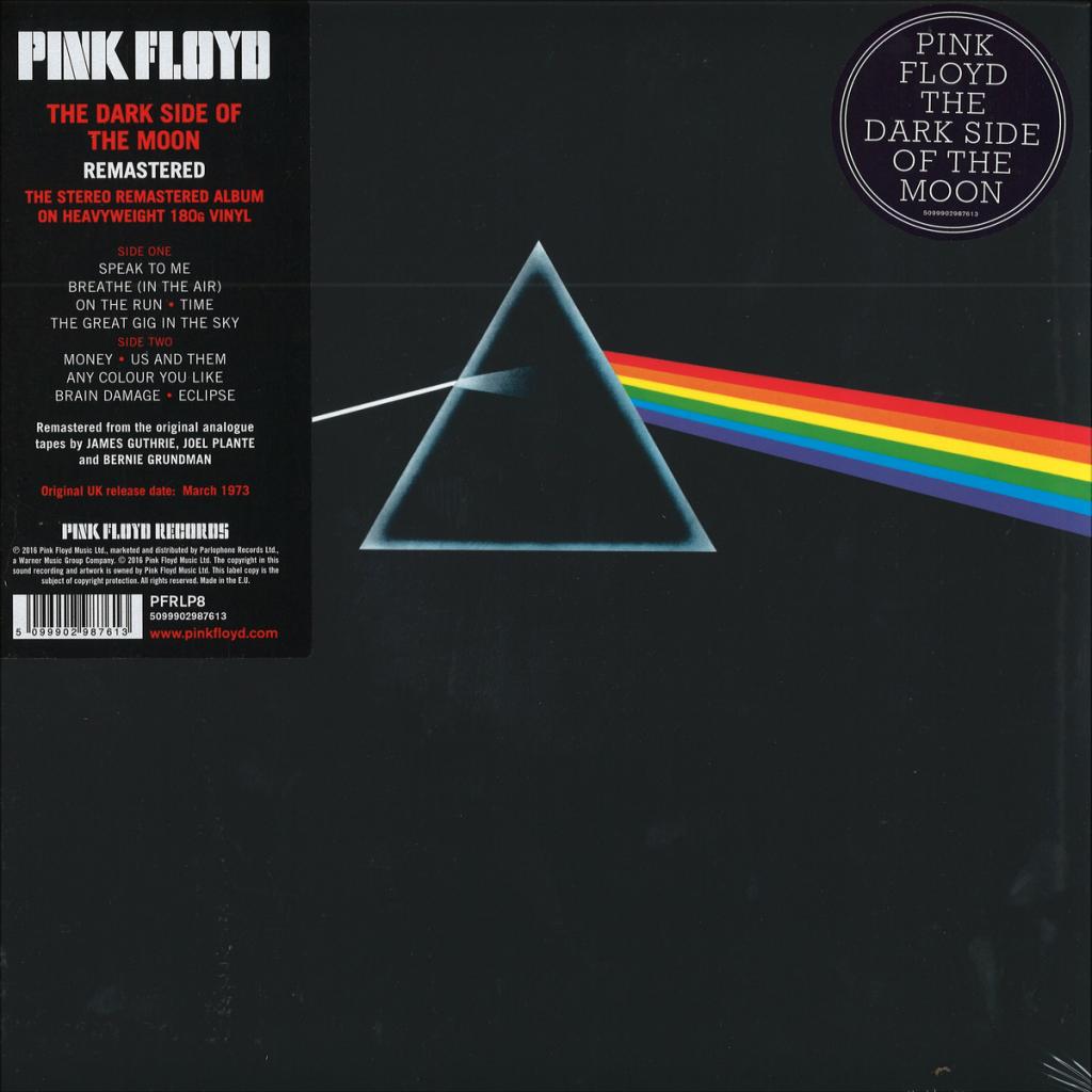 Vinyl Pink Floyd - Dark Side Of The Moon, PLG UK, 2016, 180g