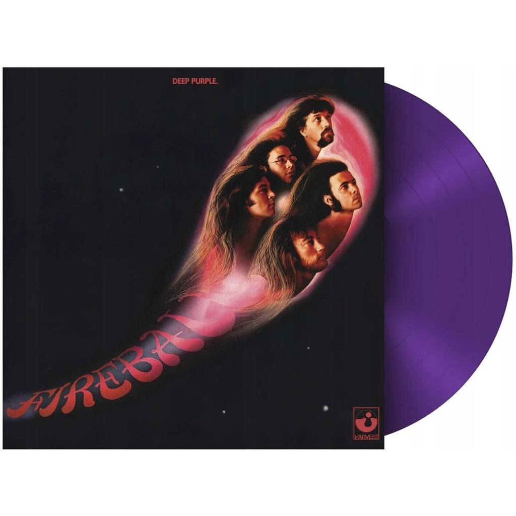 Vinyl Deep Purple - Fireball, PLG, 2018, Limitovaná edícia, Farebný fialový vinyl