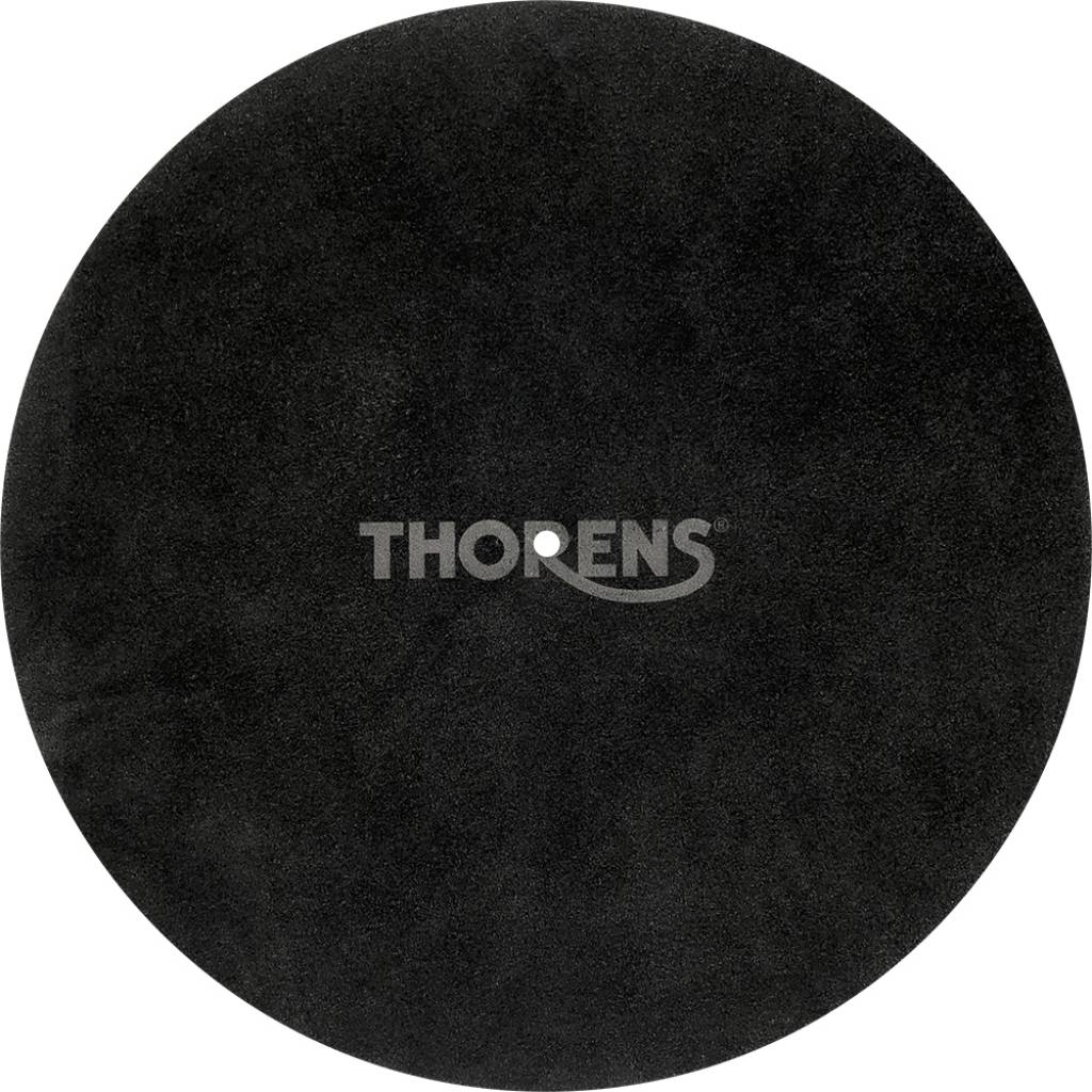 Podložka Thorens Leather Mat Čierna koža