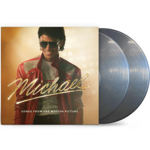 Album cover featuring Michael Jackson in a red jacket and sunglasses, with his signature 'Michael' and the subtitle 'Songs from the Motion Picture'