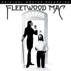 Fleetwood Mac Original Master Recording album cover with two men in a doorway arch, black-and-white.